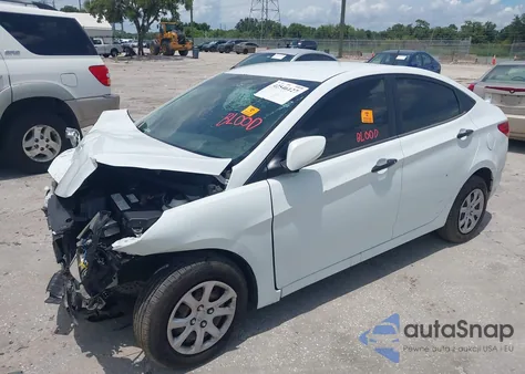 2012 Hyundai Accent Gls из США, поврежденный, VIN KMHCT4AE3CU107817